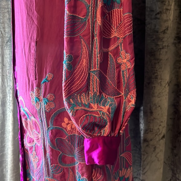 Heatherette hand embroidered dress size 2 - Picture 2 of 4